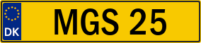 Truck License Plate